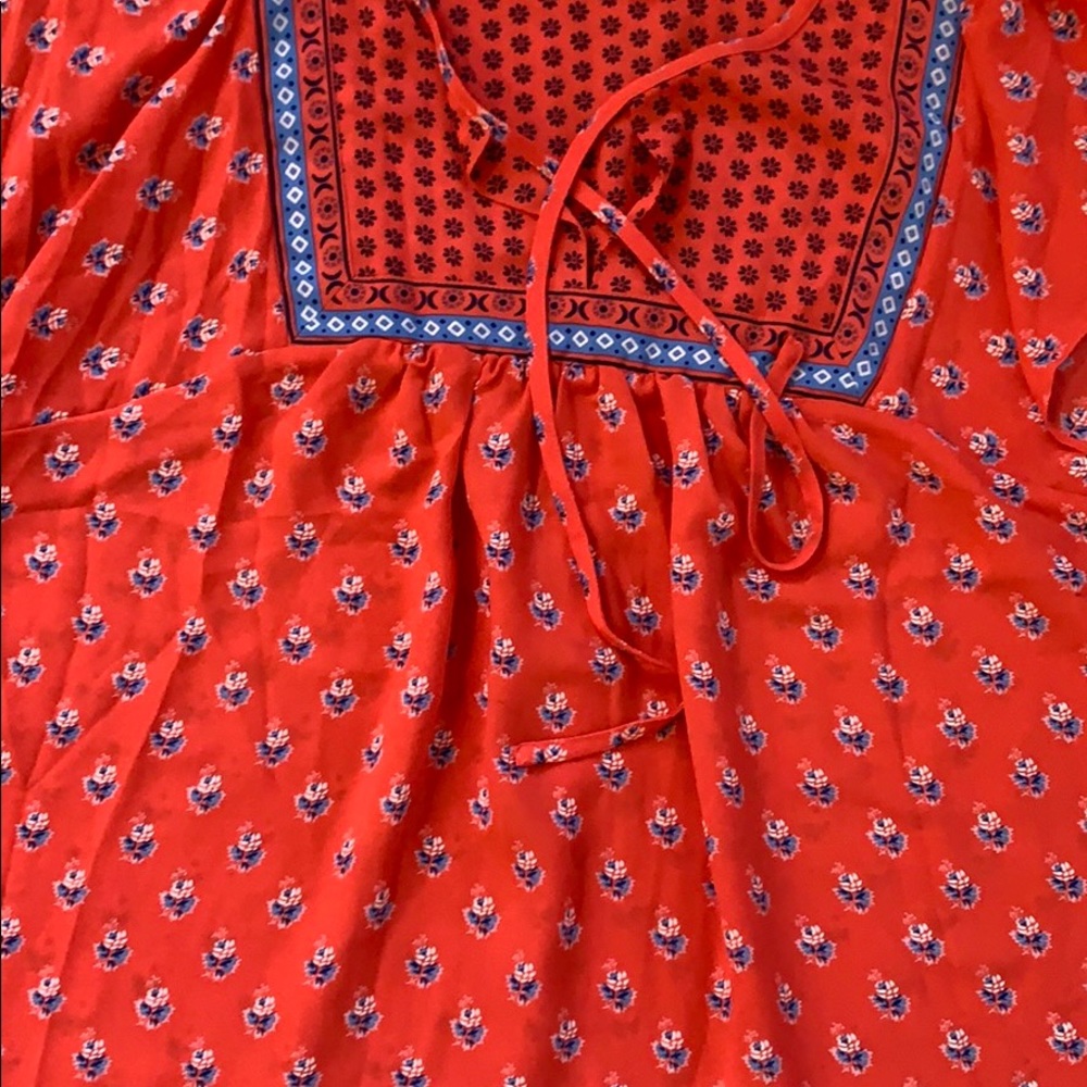 Gap Red Blouse - Picture 2 of 3